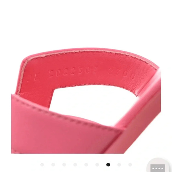 HERMES Oran sandal 
Rose De Venise
Gently used 
Wore 1 time on a vacation - Picture 7 of 12